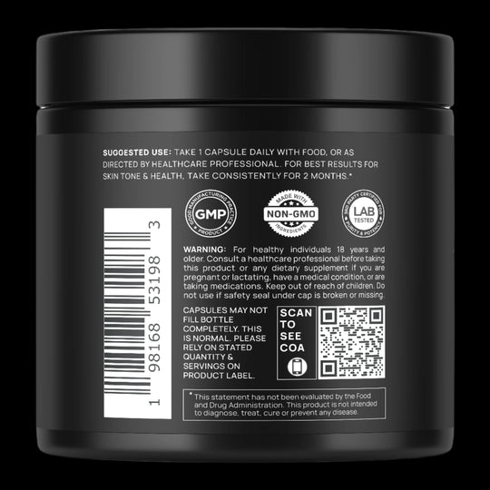 Astaxanthin 24mg + Lycopene 50mg Clinical Strength Carotenoids Skin Supplement w. 100% Natural from MicroAlgae